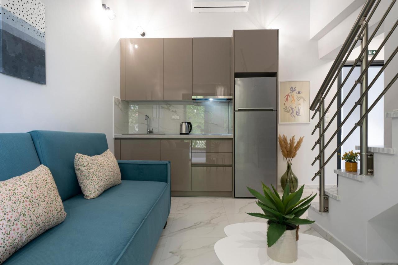 Medusa Luxury Apartments Néa Péramos Dış mekan fotoğraf