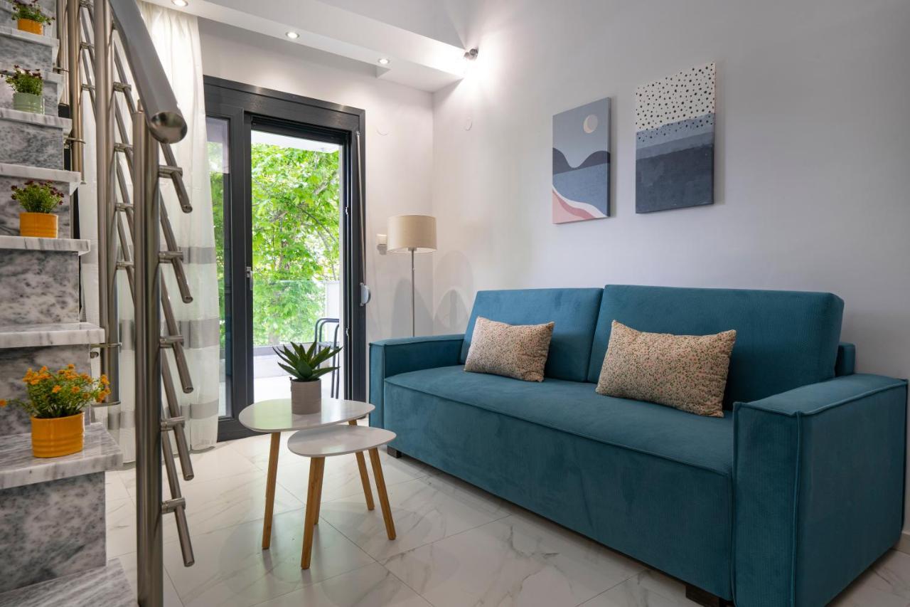 Medusa Luxury Apartments Néa Péramos Dış mekan fotoğraf